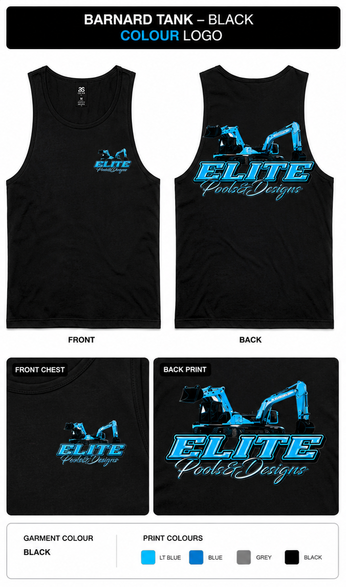 Barnard tank Colour print
